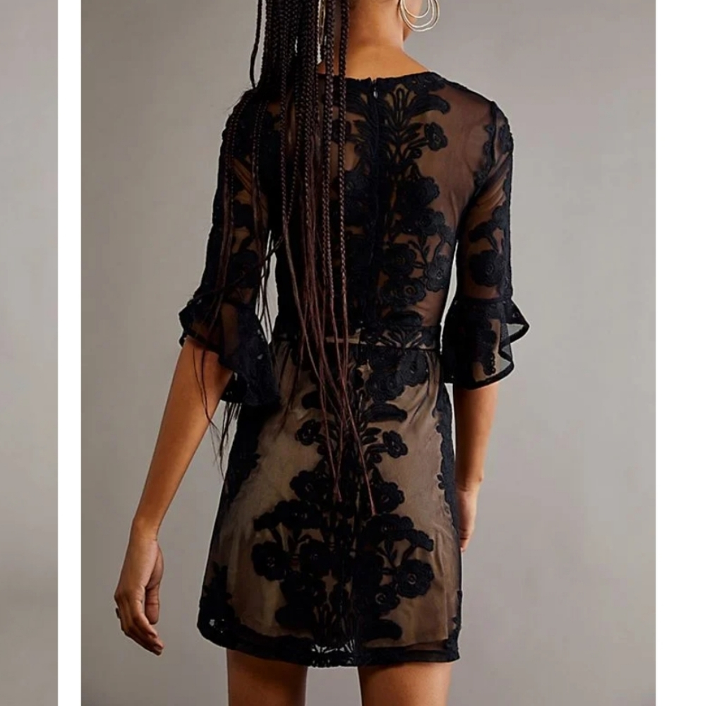 NWT Free People For Love & Lemons Temecula mini dress size small - Picture 8 of 15